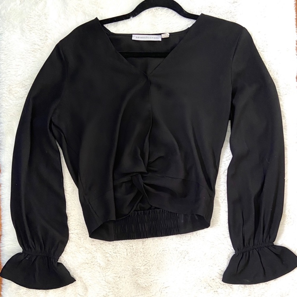 Polyester Ruched Long Sleeve